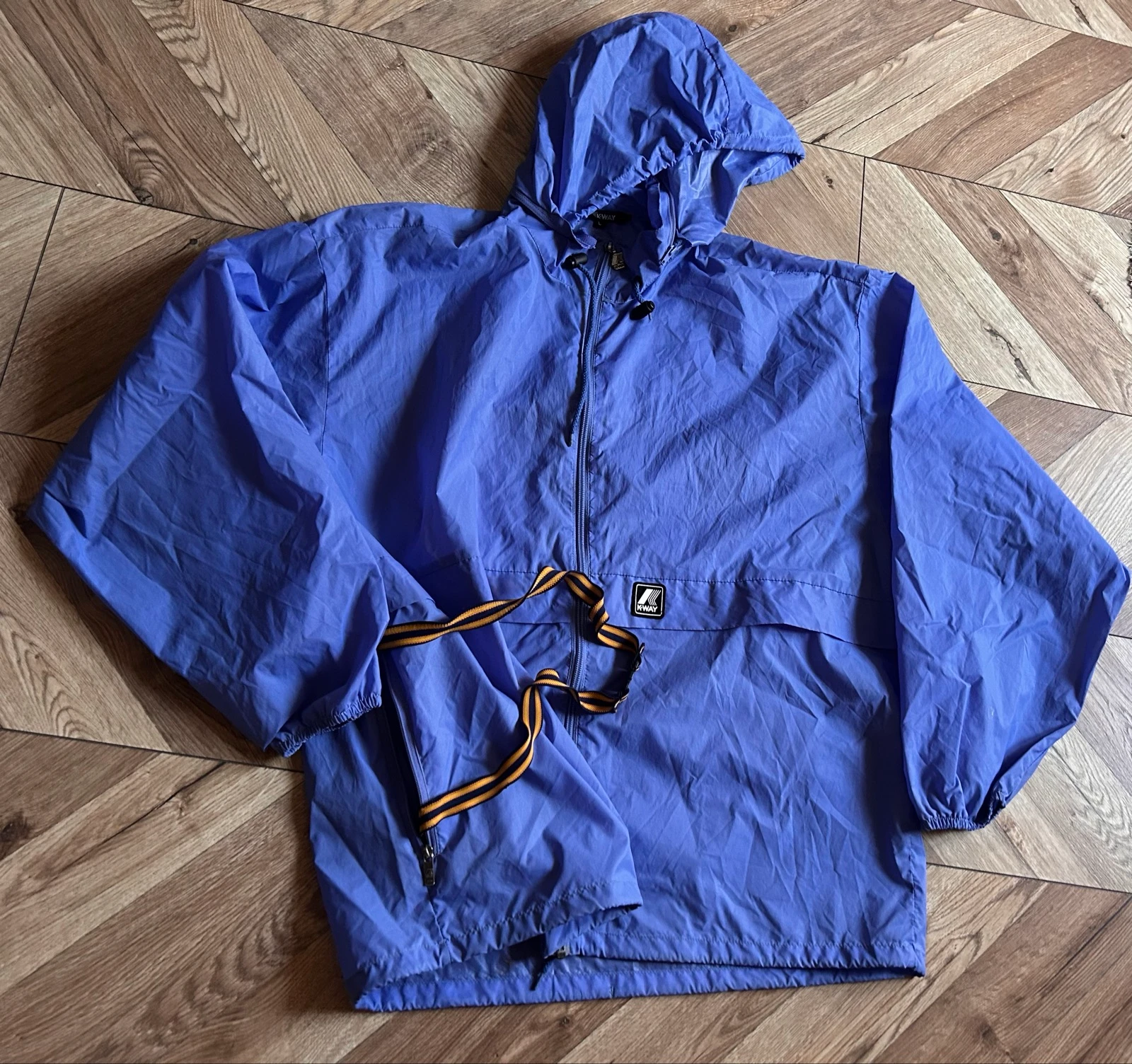 Vintage blue purple windbreaker – photo 8